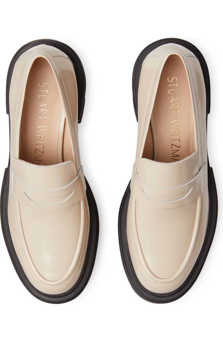 Stuart Weitzman Soho Loafer, Alternate, color, Dune Spazzolato Leather