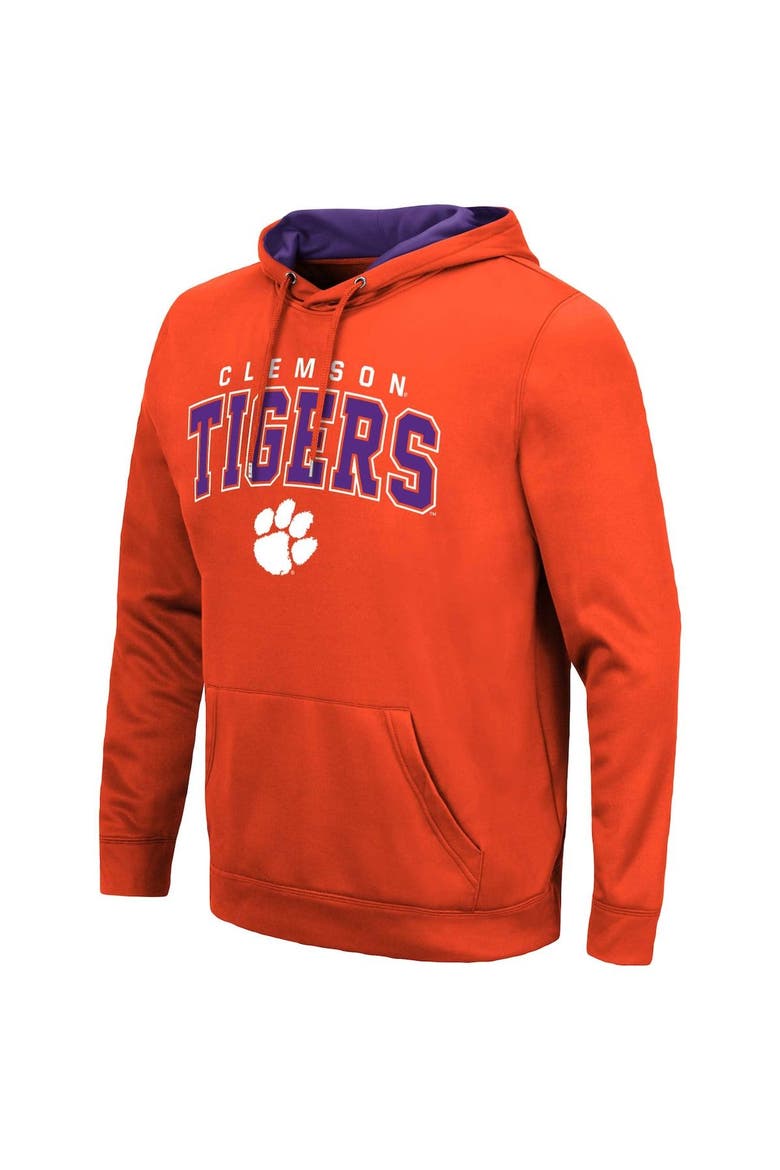 Men's Colosseum Orange Clemson Tigers Resistance Pullover Hoodie, Alternate, color, Orange