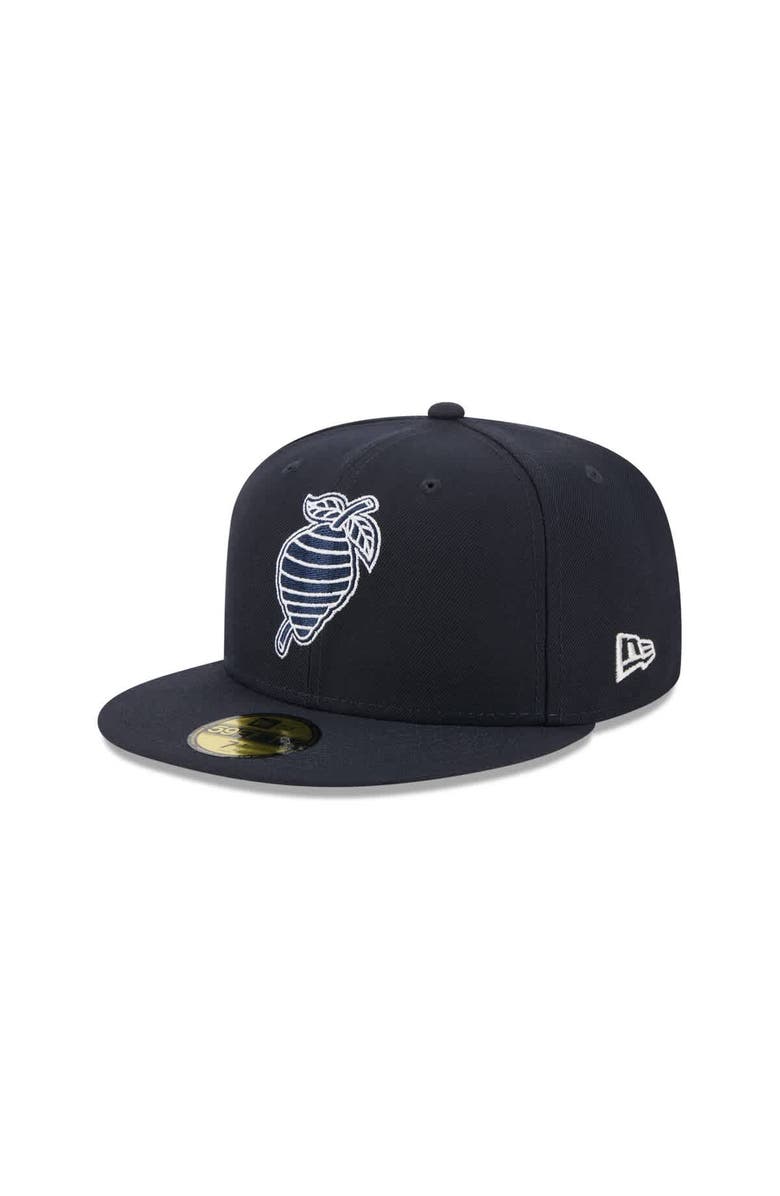 New Era Men's New Era  Navy Charlotte Knights Theme Nights 59FIFTY Fitted Hat, Main, color, 