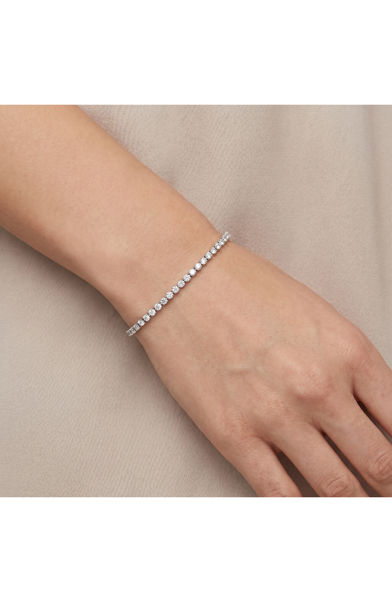 Bliss Diamond Platinum 6Ct Diamond Tennis Bracelet 7" Lab Grown, Alternate, color, Platinum