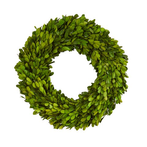 14-in Preserved Boxwood Wreath