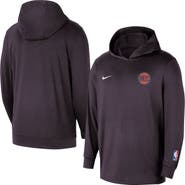 Nike Men's Nike  Black New York Knicks Authentic Practice Yoga Restore Pullover Hoodie