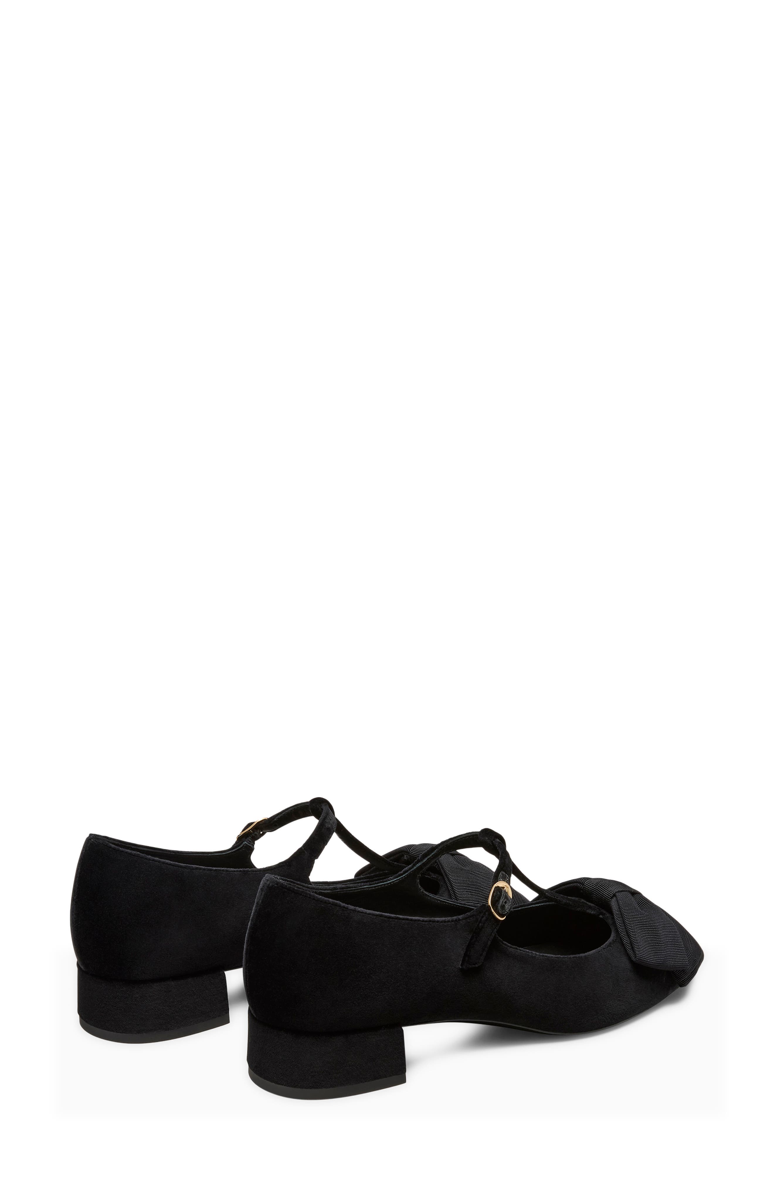 Ariella T-Strap Pump, Alternate, color, BLACK