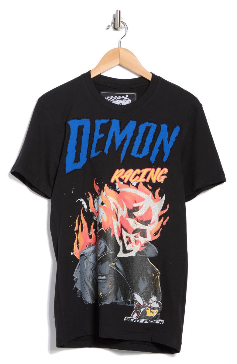 Reason Dodge Racing Graphic T-Shirt, Alternate, color, Black