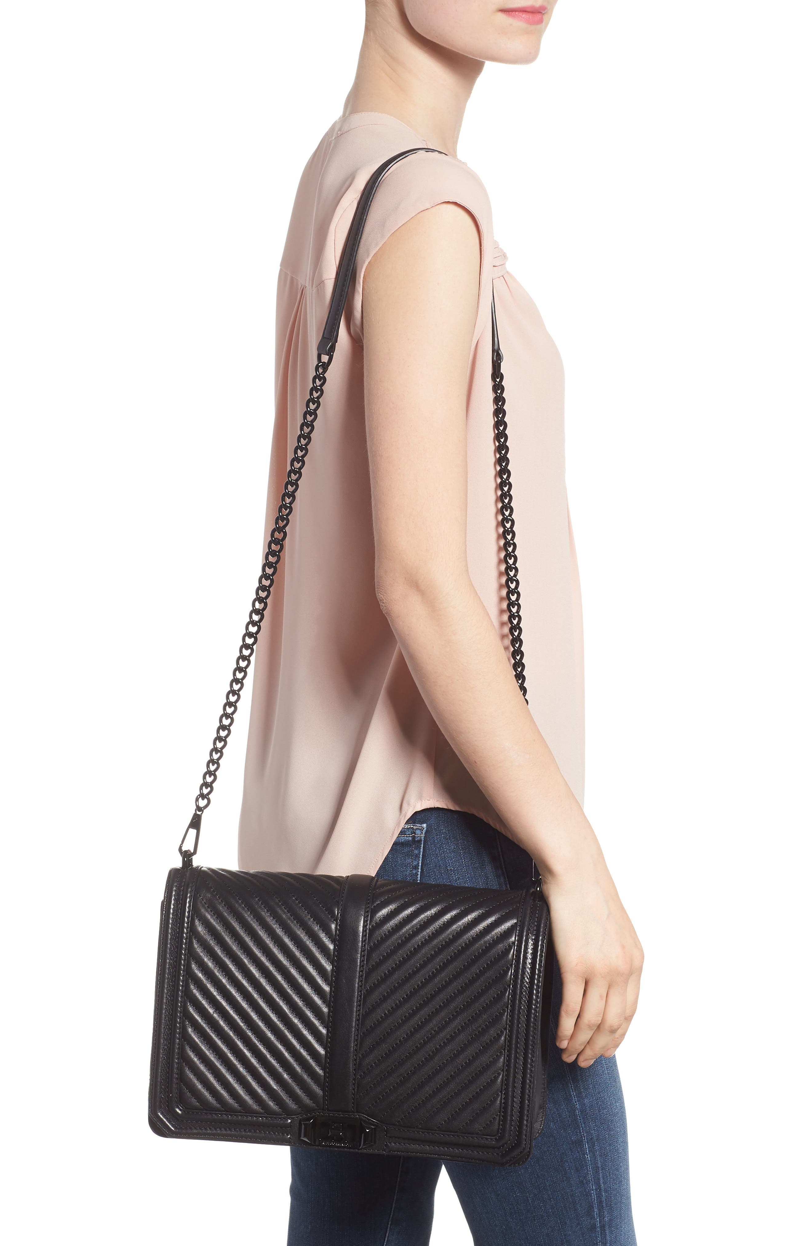 Rebecca Minkoff 'Love Jumbo' Crossbody Bag, Alternate, color, 