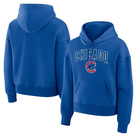 Women's Fanatics  Royal Chicago Cubs Lockup Legacy Fleece Hoodie