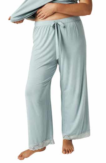 Posh Peanut Lace Trim Pajama Pants