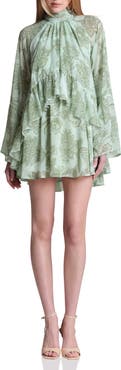 Avec Les Filles Ruffle Tiered Dress