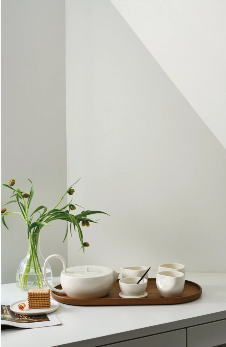 Fors Studio Large Teapot, Alternate, color, White