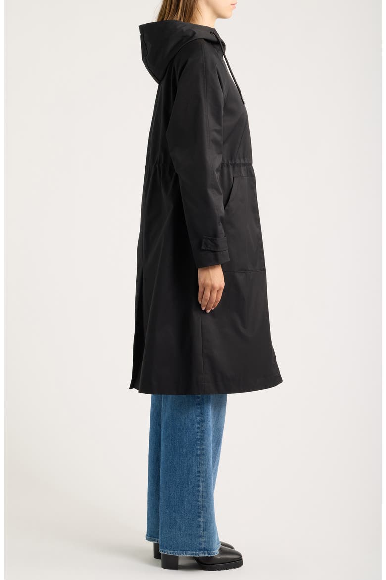 Hooded Raincoat, Alternate, color, NAVY