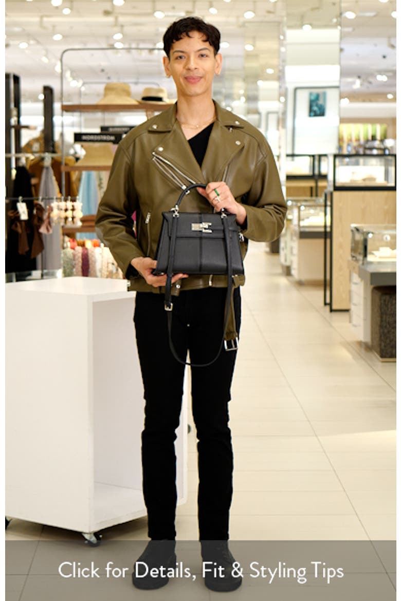 Large Elise Faux Leather Top Handle Bag (Women) | Nordstrom