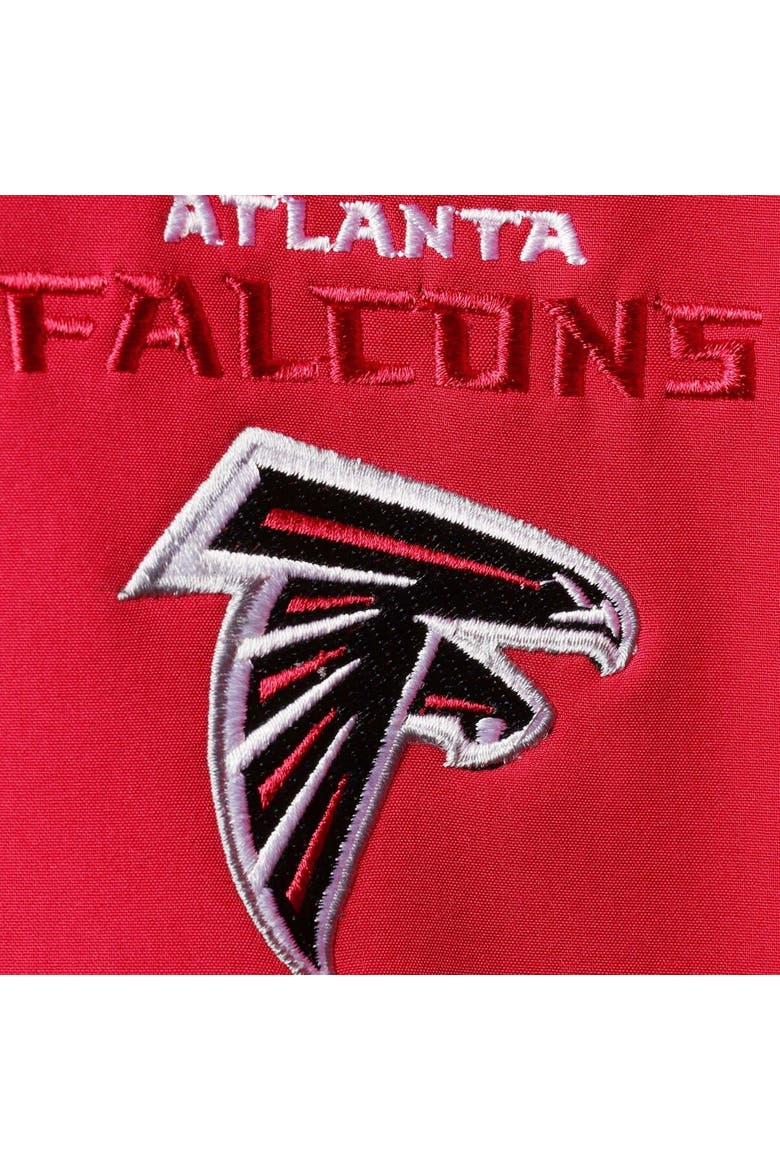 Men's Dunbrooke Red/Black Atlanta Falcons Big & Tall Alpha Full-Zip Hoodie Jacket, Alternate, color, Red