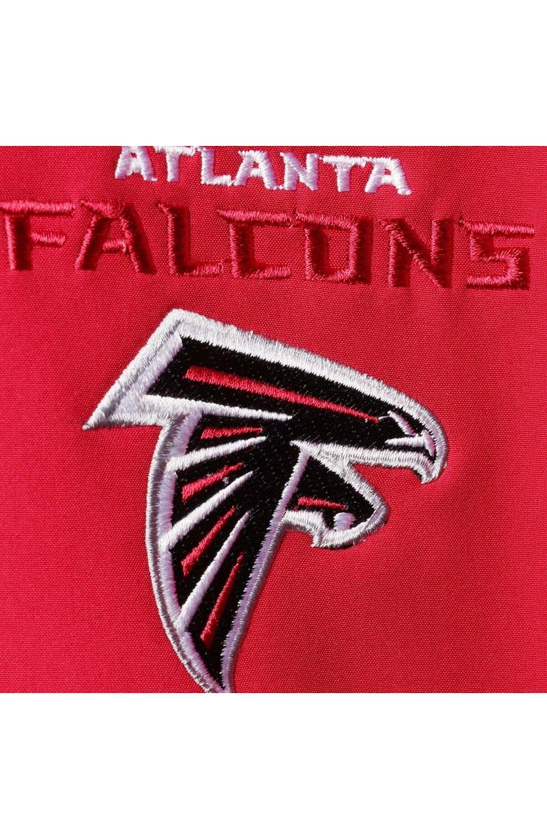 DUNBROOKE Men's Dunbrooke Red/Black Atlanta Falcons Big & Tall Alpha Full-Zip Hoodie Jacket, Alternate, color, Red