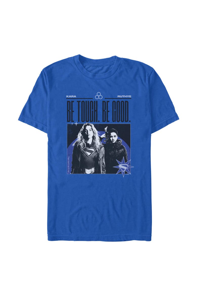 Men's Supergirl Be Tough Be Good  Graphic T-Shirt, Main, color, Royal Blue