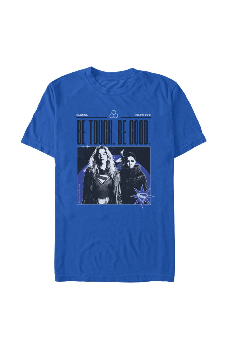 Supergirl Men's Supergirl Be Tough Be Good Graphic T-Shirt, Main, color, Royal Blue
