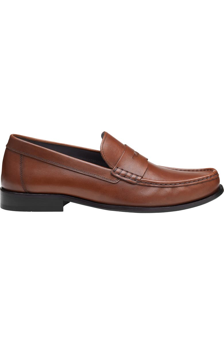 Johnston & Murphy Humphrey Penny Loafer, Alternate, color, Tan Full Grain