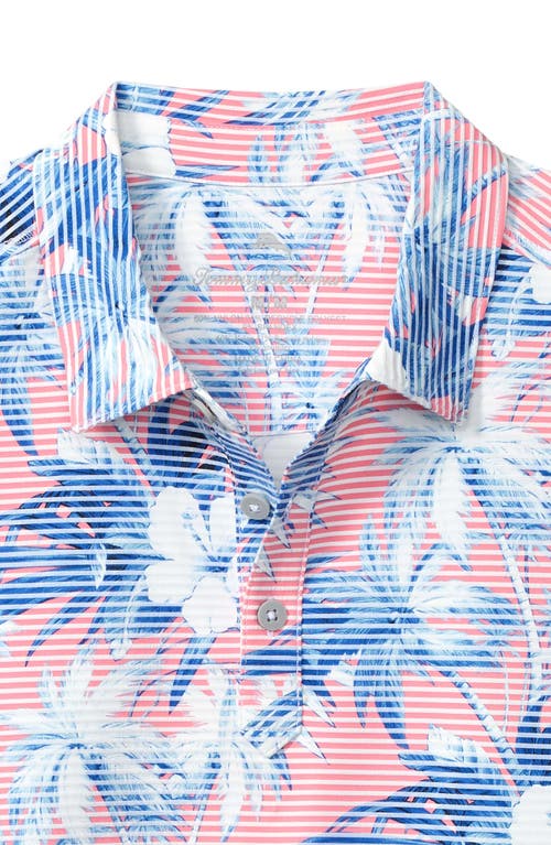 Tommy Bahama Costa Wave Hibiscus Isle Cotton & Linen In Cabana Pink
