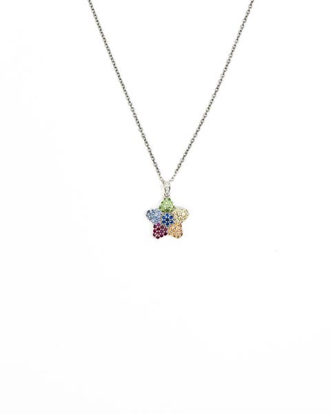 FLOWER POWERS Charm Pendent Necklace