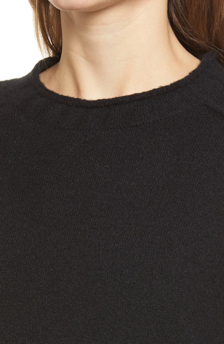 Caslon<sup>®</sup> Cozy Rolled Crewneck Sweater, Alternate, color, 