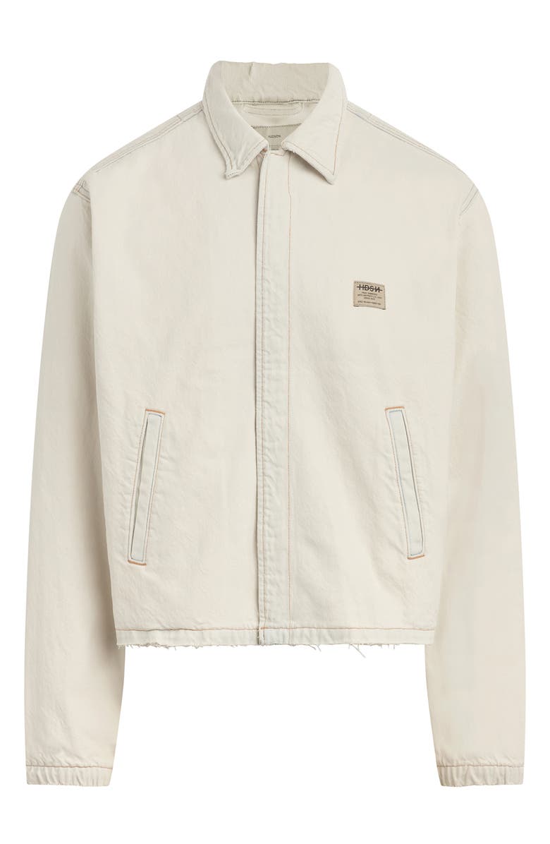 Hudson Jeans Crop Denim Coach's Jacket, Alternate, color, 