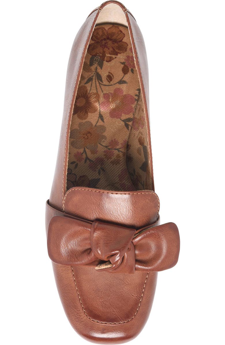 B O C BY BØRN Paisley Bow Flat, Alternate, color, Dark Tan