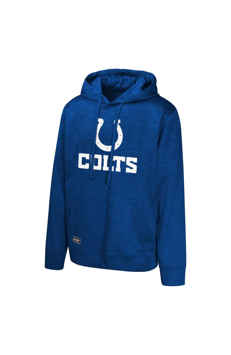 Outerstuff Men's Royal Indianapolis Colts Streak Fleece Pullover Hoodie, Alternate, color, 