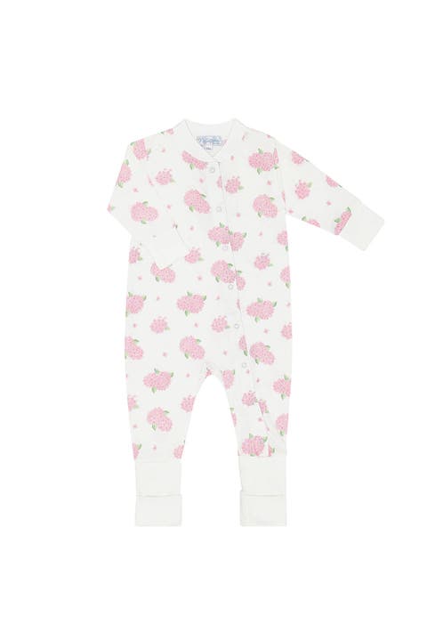 Hydrangeas Coverall Long Sleeve infant one-piece