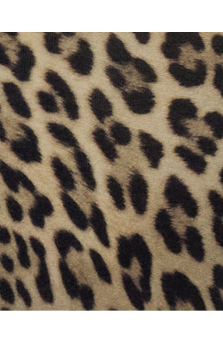 Lords of Harlech Leopard Womens Cropped Cardigan, Alternate, color, Leopard Brown