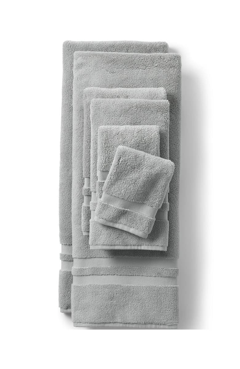 Lands' End Essential Cotton 6-Piece Bath Towel Set, Main, color, 