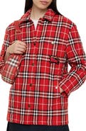 Burberry Check Wool Overshirt