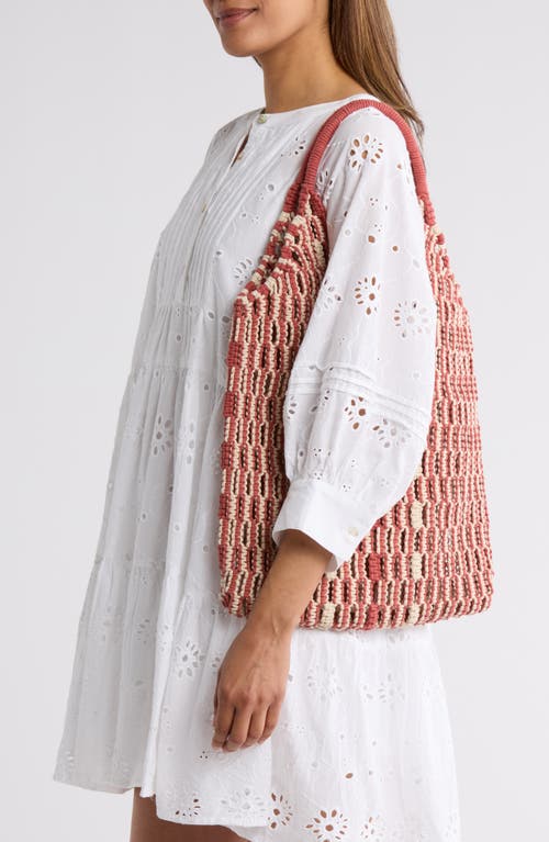 Collection Xiix Macrame Stripe Tote Bag