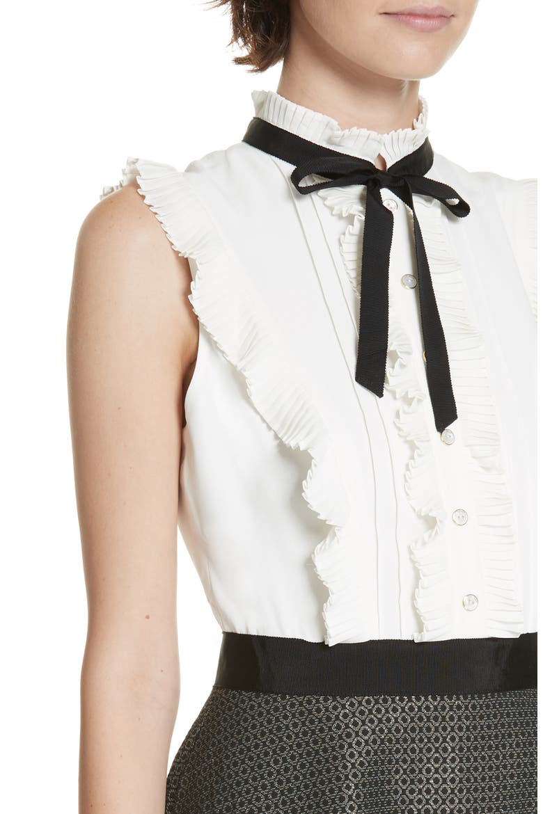 Karoll Skater Dress, Alternate, color, BLACK