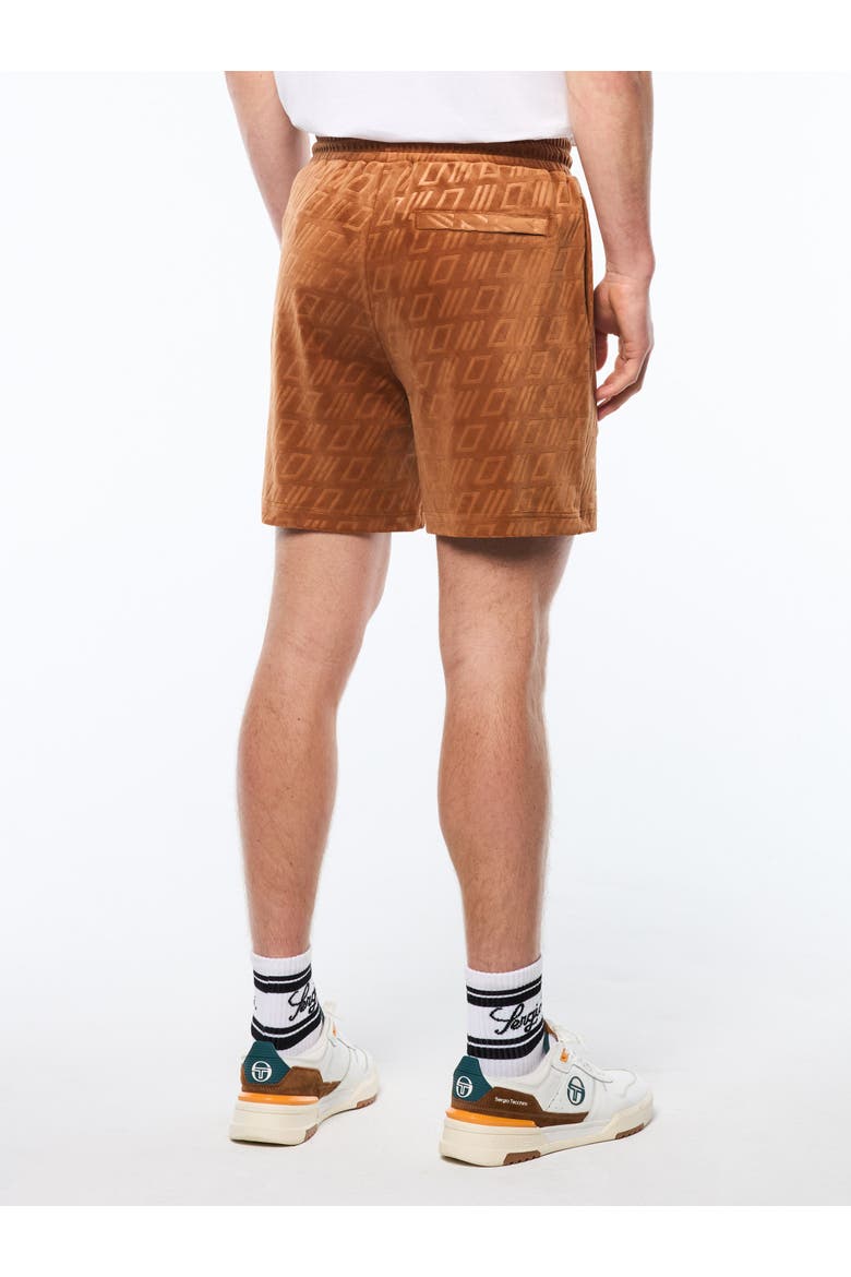 Bandiera Debossed Velour Short, Alternate, color, SUGAR ALMOND