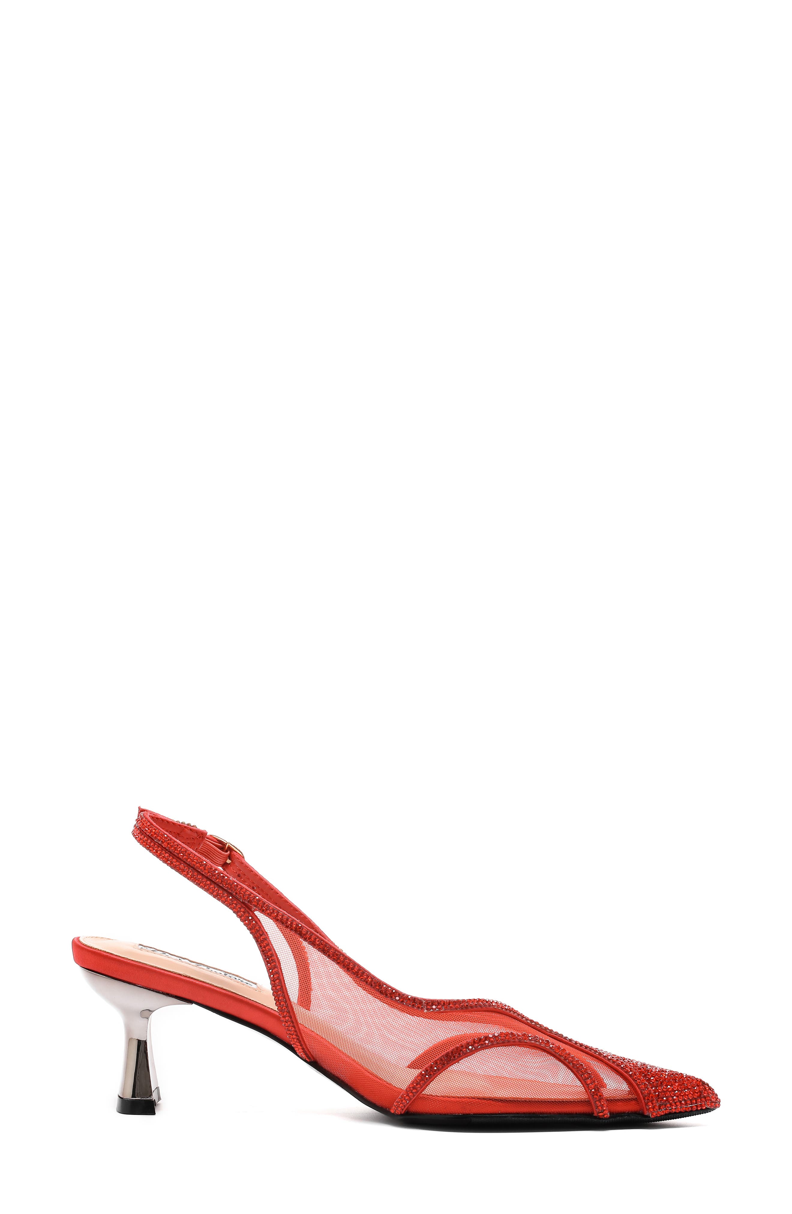 Fancy Slingback Pump, Alternate, color, RED