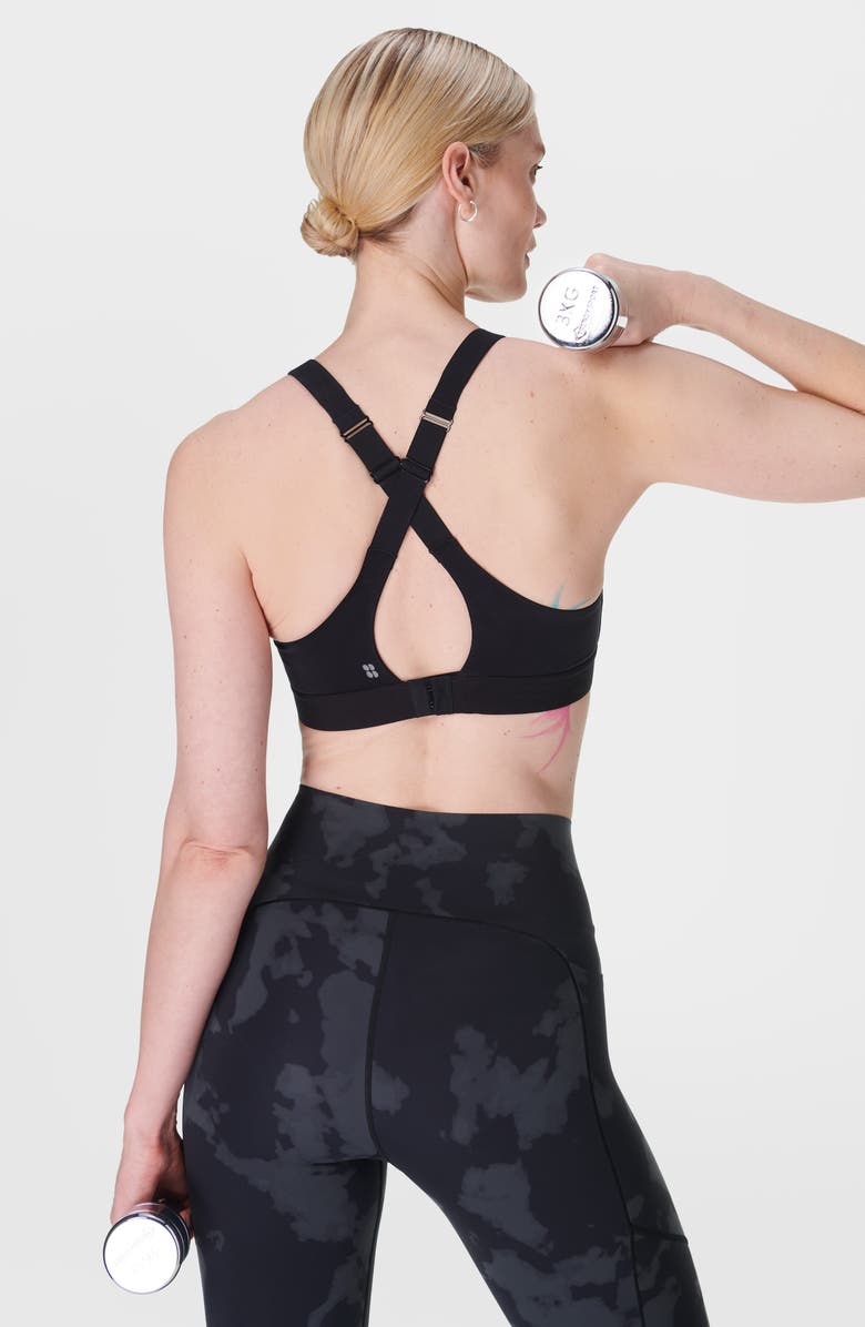 Sweaty Betty Power Pulse Sports Bra, Alternate, color, Black