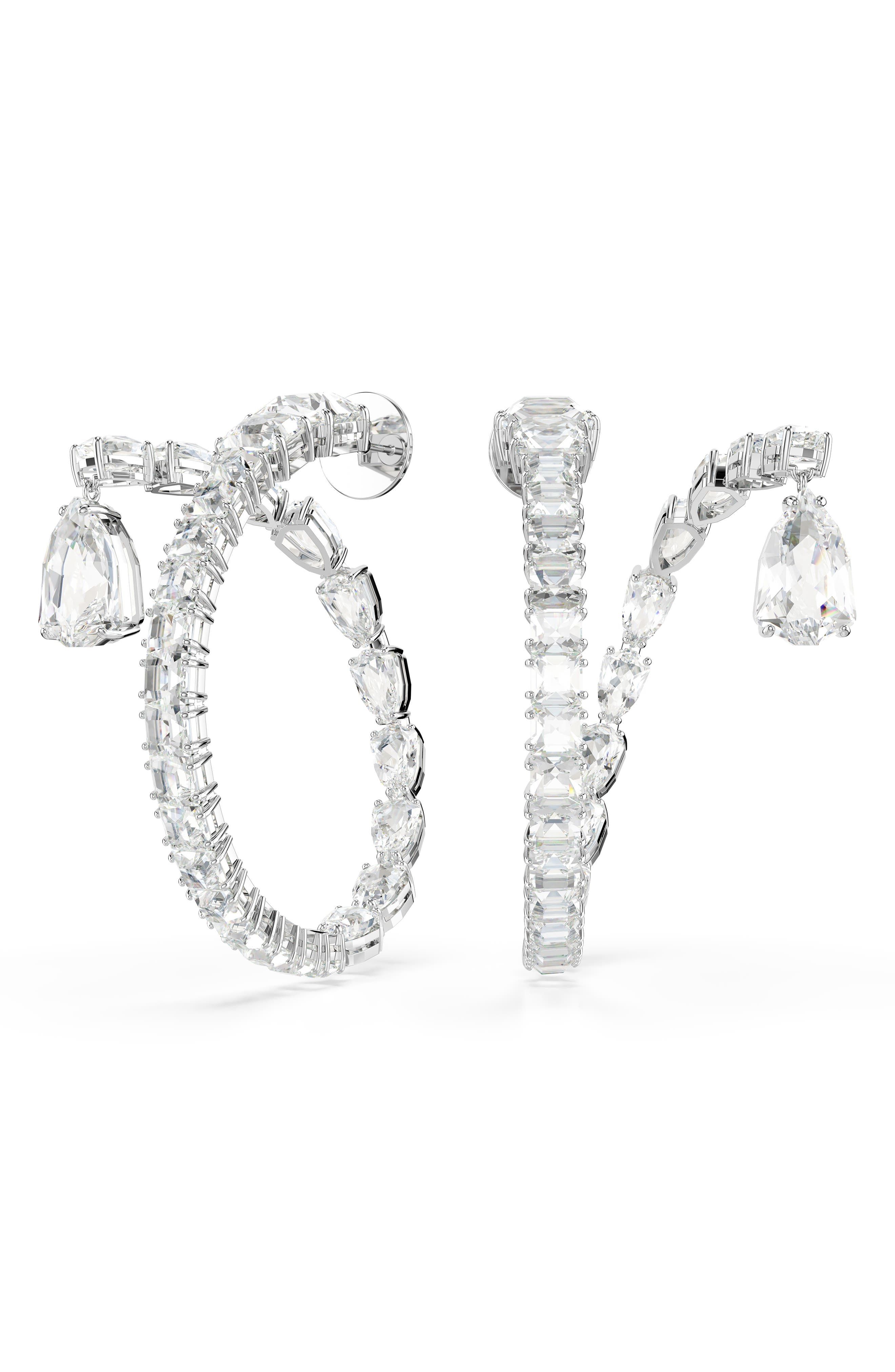 Swarovski Matrix Hoop Earrings | Nordstrom