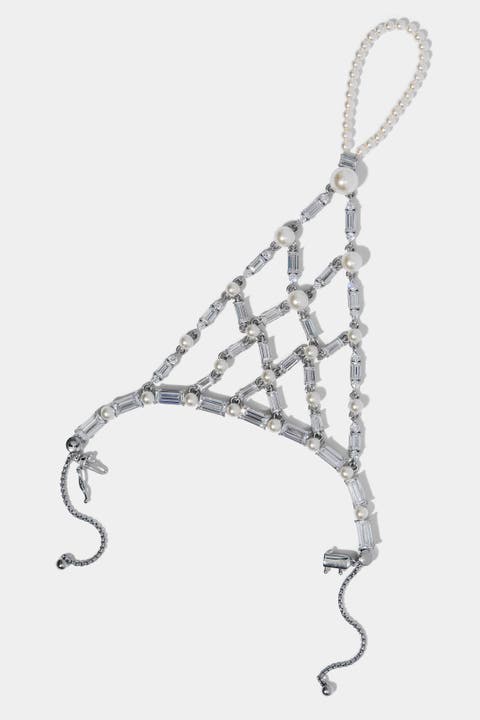 Ingrid Flower Hand Chain Bracelet