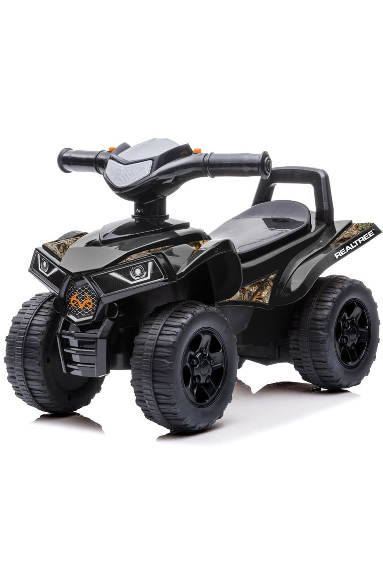 REALTREE Quad Push Car Black Ride On Toy, Main, color, Multicolored