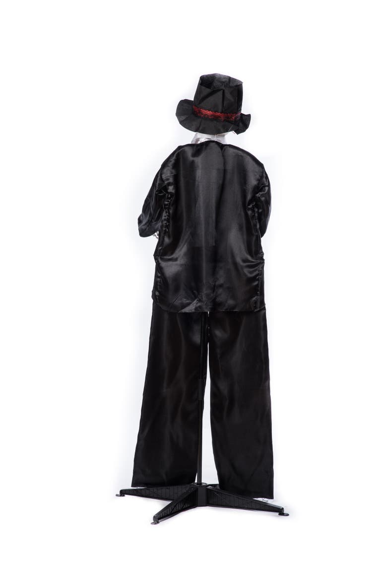 Haunted Groom  Halloween Sound/Motion Fig, Alternate, color, Black
