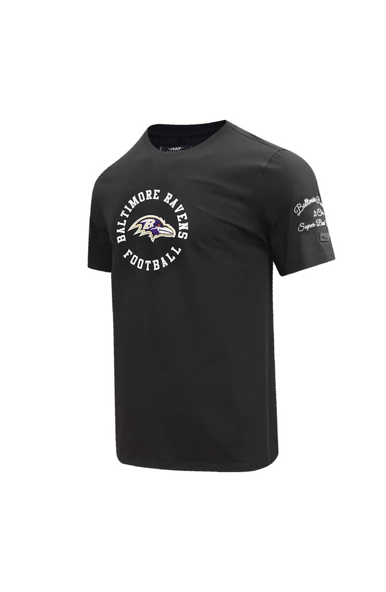 PRO STANDARD Men's Pro Standard Black Baltimore Ravens Hybrid T-Shirt, Alternate, color, Black
