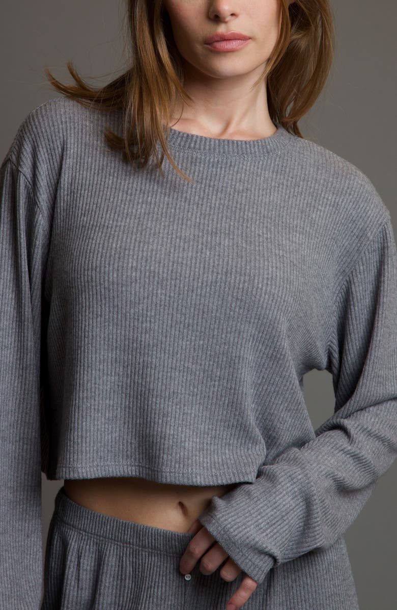 Andine Maeve Geneva Rib Sleep Top, Alternate, color, 