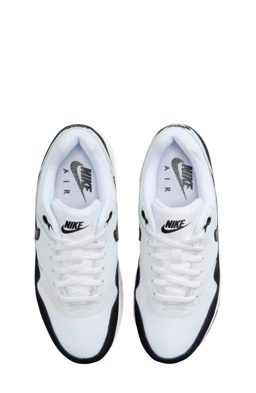 Nike Kids Multicolor Air Max 1 Easyon Little Kids Sneakers In White/black/pure Platinum