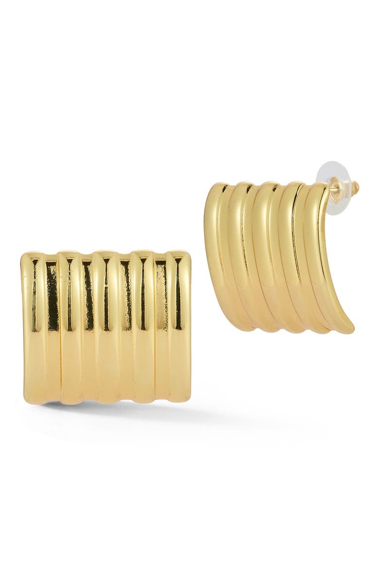 Statement Stud Earrings, Main, color, GOLD