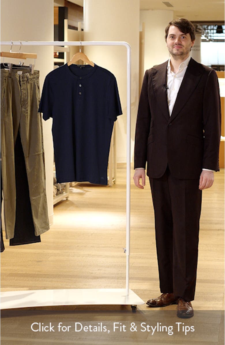 Georgia Solid Henley Shirt, sales video thumbnail