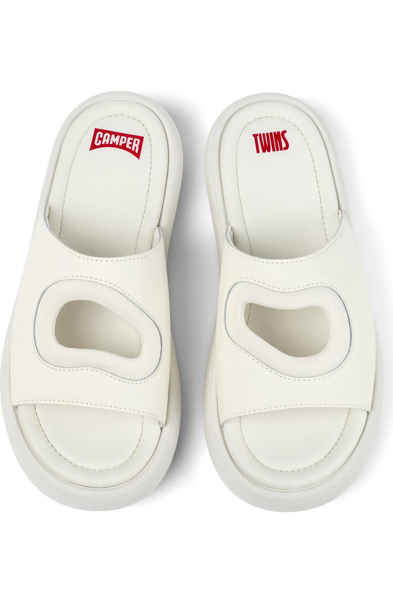 Camper Pelotas Flota Slide Sandal, Alternate, color, White Natural