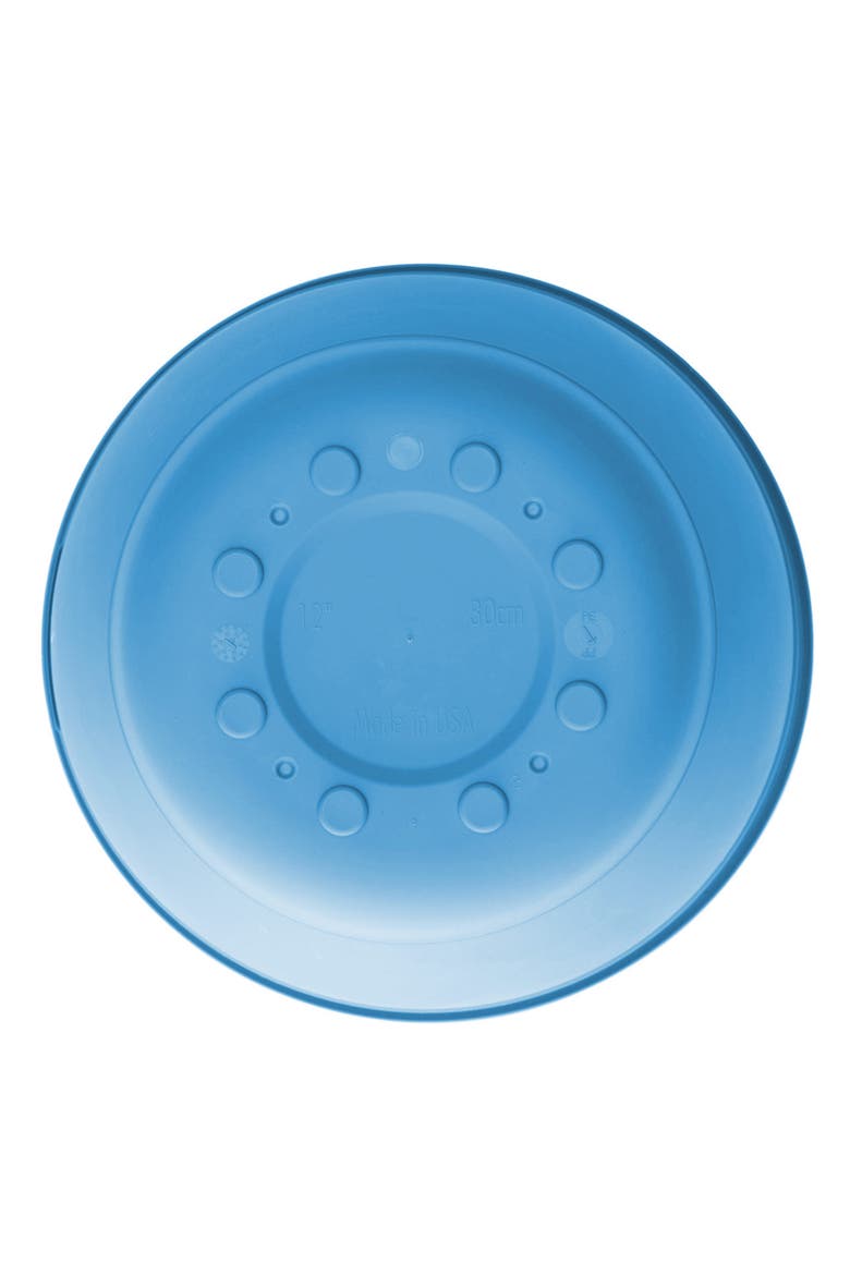 16 x 10 Inch Dayton Gardening Planter with Saucer Tray, Ocean Blue, Alternate, color, Blue