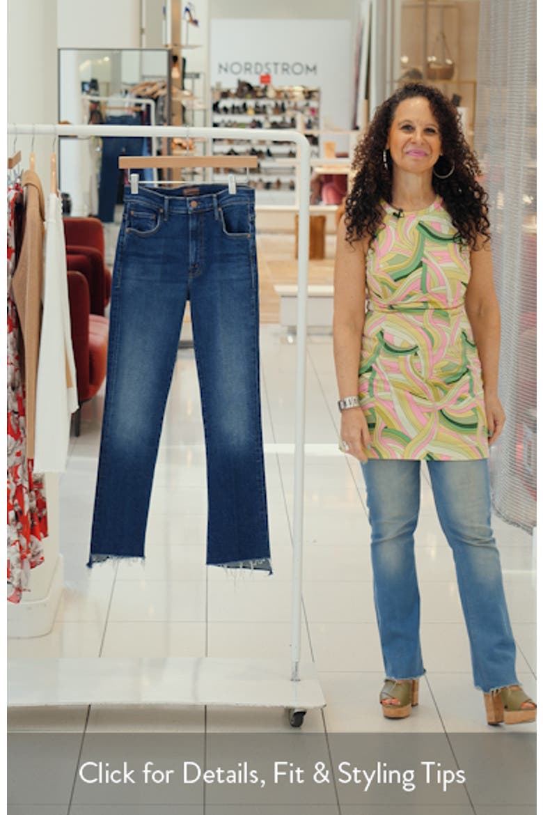 The Insider High Waist Ankle Step Fray Bootcut Jeans video
