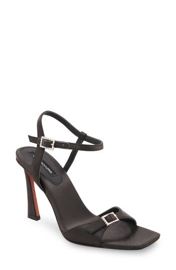Bcbg Max Azria Skena Ankle Strap Sandal In Black