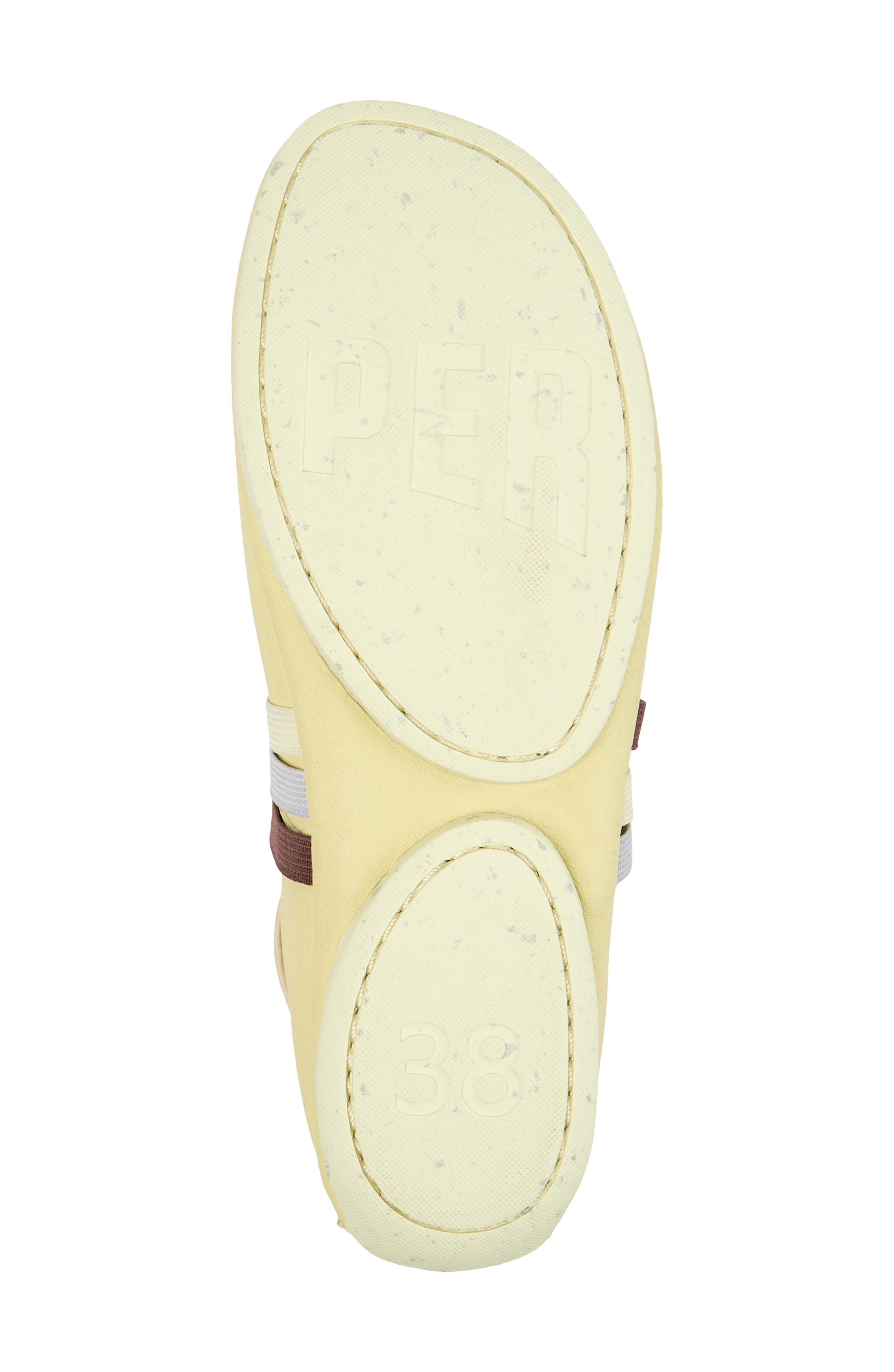 Camper Right Nina Twins Mismatch Ballerina Flat, Alternate, color, Light Pastel Yellow