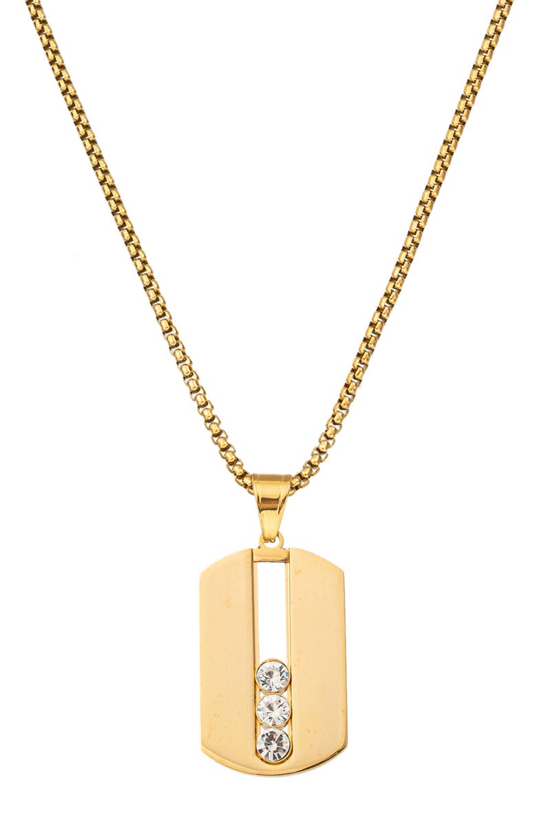 EYE CANDY LOS ANGELES Jacob Pendant Necklace, Main, color, Gold